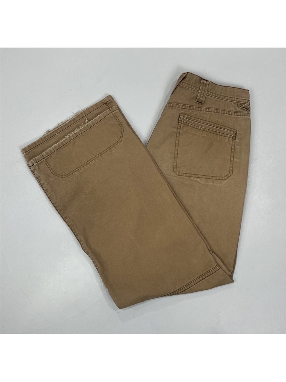 Patagonia Womens Pants Size 6 Organic Cotton Canvas Straight Leg Work Pant Khaki